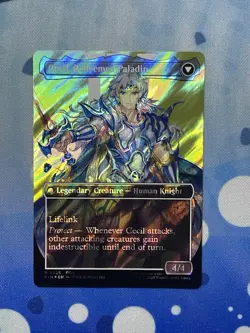 Cecil Dark Knight Borderless Surge Foil Final Fantasy Magic the Gathering Card - Image 2