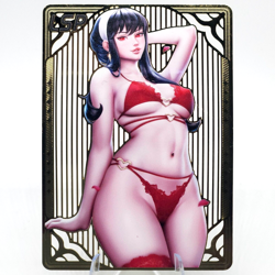 Yor - Random #/200 - Limited Edition Gold Metal Card - Goddess Story - Image 1