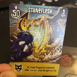 SUPER RARE DRAGAMONZ CARD Level 3 Foil Stoneflesh King Of Clubs Lot - Image 2