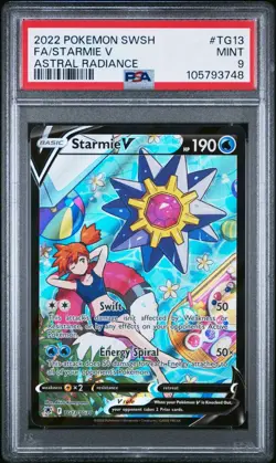 PSA 9 Starmie V Astral Radiance TG13/TG30 Ultra Rare Pokemon Card - Image 1