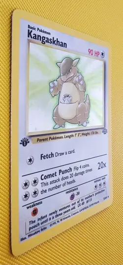 Kangaskhan 1999 Pokemon Jungle 1st Edition #5/64 Rare Holo Vintage NM/LP Card - Image 3