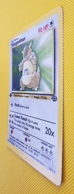 Kangaskhan 1999 Pokemon Jungle 1st Edition #5/64 Rare Holo Vintage NM/LP Card - Image 4