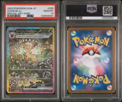 PSA 10 Leafeon ex 200/187 SV8a SAR Terastal Festival Pokemon Card Japanese MINT - Image 3