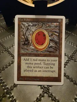 *P R 0 X Y* Mtg Magic The Gathering Mox Ruby Trading Card *P R 0 X Y* - Image 1