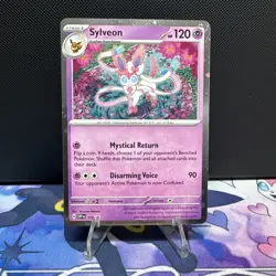 Pokemon Sylveon TCG SVP 172 Scarlet & Violet Promo Holo Card Cosmo - Image 1