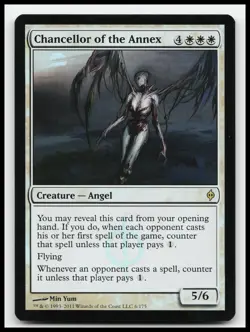 Chancellor of the Annex 6 Rare New Phyrexia FOIL Magic The Gathering Card - Image 1