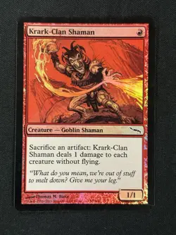 Krark-Clan Shaman FOIL Mirrodin Magic The Gathering MTG Card - Image 1