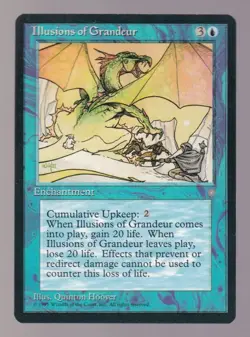 MTG Illusions of Grandeur Ice Age LP/MP - Image 1