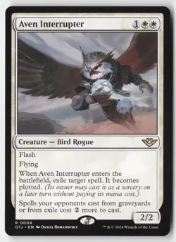 MTG - Aven Interrupter R Outlaws of Thunder Junction 4 LP-NM - Image 1