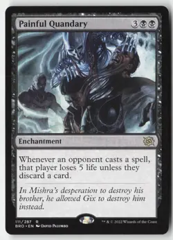MTG - Painful Quandary R The Brothers' War 111 LP-NM - Image 1