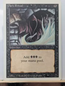Dark Ritual Revised Edition Regular MTG in MP Condition - Image 1