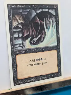Dark Ritual Revised Edition Regular MTG in MP Condition - Image 2