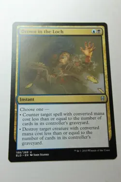 MTG Drown in the Loch x1- -Throne of Eldraine-Lightly Played - Image 1