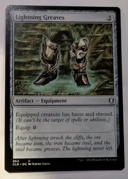Lightning Greaves Commander Legends: Battle for Baldur's Gate - MTG - Image 1