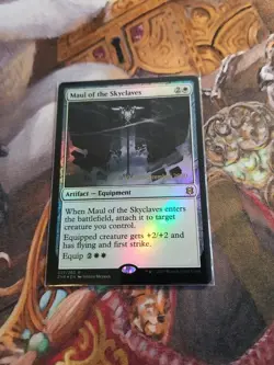 Maul Of The Skyclaves Foil Stamped MTG Zendikar Rising - Played - - Image 1