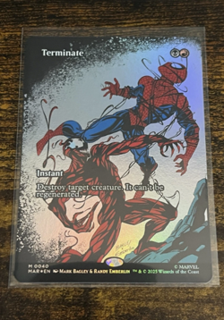Marvel Spider-Man/Terminate M 0040 [Regular] Borderless Marvel Eternal-Legal - Image 1