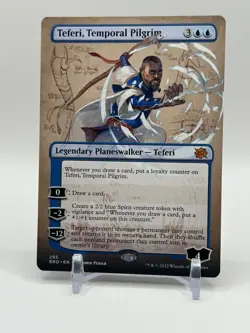 Teferi, Temporal Pilgrim (Borderless) - The Brothers' War (BRO) - #293 - MTG - Image 1