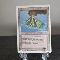 Volcanic island Revised Edition MTG Magic the Gathering Dual Land Brian Snoddy - Image 1