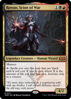 Rowan, Scion of War #211 | Near Mint | Wilds of Eldraine WOE | Magic MTG - Image 1