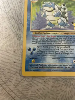Pokemon TCG Blastoise Holo Card 2/102 Celebrations 25th Anniversary Edition - Image 5