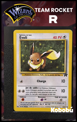 Carte Pokemon Evoli 55/82 Edition 2 Team Rocket Wizards 6 - Image 1