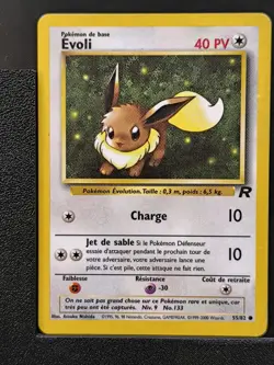 Carte Pokemon Evoli 55/82 Edition 2 Team Rocket Wizards 6 - Image 2