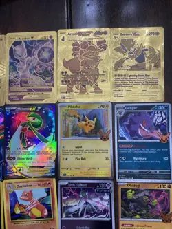 2022 Through 2024 Pokemon Gold Foil 20 Card Lot Charizard Pikachu Mewtwo - Image 3