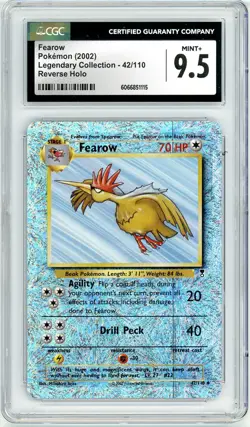 Pokemon Fearow #42 Legendary Reverse Holo CGC 9.5 Mint+ - Image 1