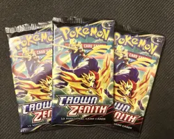 TCG Pokemon: Crown Zenith Booster Pack - Image 1