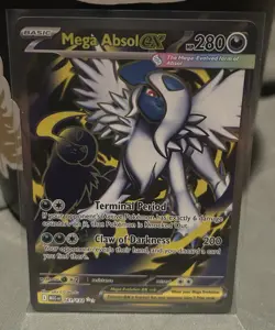 Mega Absol ex Full Art Ultra Rare 161/132 Pokemon Mega Evolution English - Image 1