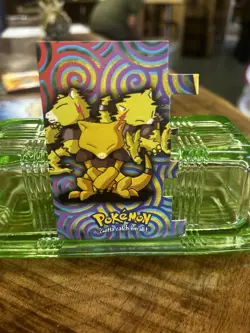 ABRA #63 DIE-CUT POKEMON TOPPS STAGE 1 EV7 OF 12 LP - Image 1