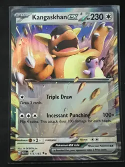 Kangaskhan EX 115/165 Scarlet & Violet 151 Ultra Rare Holo Pokemon TCG Near Mint - Image 1