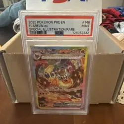 2025 Pokemon Flareon ex SIR 140/131 PSA 9 Mint - Prismatic Evolutions - Image 1