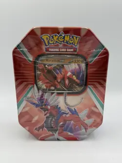 Pokemon Paldea Legends Tin x4 Booster Packs + Koraidon EX Promo FACTORY SEALED - Image 1