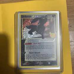 Pokemon Umbreon Star 17/17 Celebrations: Classic Collection NM pack fresh - Image 2