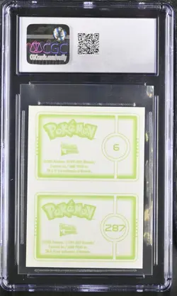 Pokemon Merlin 2005 Series 7 Ultimate Charizard/Slakoth CGC GemMint 10 POP1!RARE - Image 2