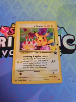 Mint Birthday Pikachu 24 Holo Rare 2021 Pokemon 25th Anniversary Celebrations - Image 1