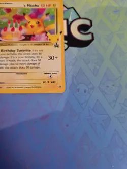 Mint Birthday Pikachu 24 Holo Rare 2021 Pokemon 25th Anniversary Celebrations - Image 2