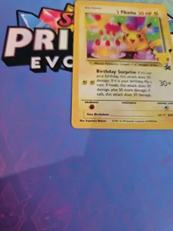 Mint Birthday Pikachu 24 Holo Rare 2021 Pokemon 25th Anniversary Celebrations - Image 3