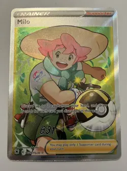 Pokemon TCG Milo Sword & Shield - Astral Radiance TG27/TG30 Holo Ultra Rare - Image 1