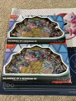 Pokemon TCG Salamence ex Reshiram ex Premium Collection **Set of 2** SHIPS FAST - Image 1