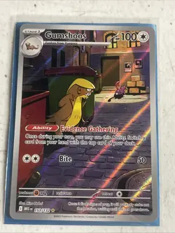 NM-Mint Gumshoos - 153/132 - Illustration Rare Pokemon Mega Evolution - Base Set - Image 1