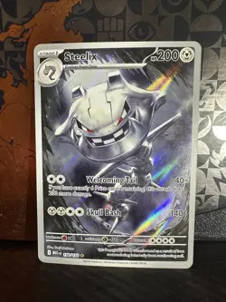 Steelix 150/132 Illustration Rare Pokemon Mega Evolution Near Mint - Image 1