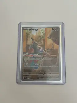 Pokemon TCG Mimikyu 075 Scarlet & Violet Black Star Promo Paldean Fates NM - Image 1