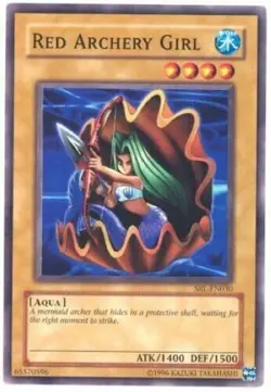 YUGIOH! - Red Archery Girl - SRL-EN030 - 25'th A.- Unl. Ed - NM/M - Image 1