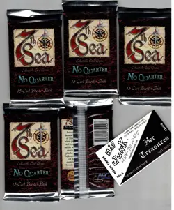 5 - 7TH SEA NO QUARTER BOOSTER PACKS Tradable Game Cards Factory Sealed - Image 1