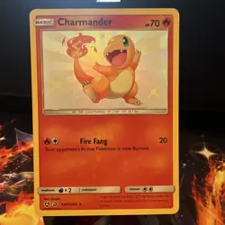 Pokemon Charmander TCG SV6/SV94 Hidden Fates Shiny Vault Holo Rare Card - Image 1