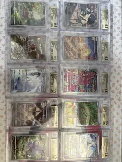 Pokemon 10x All Art Rare Beckett Graded Card Lot Bgs ! #24 - Image 1