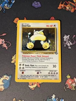 Pokemon Cards Snorlax 11/64 Holo Rare Jungle UNLIMITED - (LP+) - Image 1