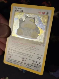 Pokemon Cards Snorlax 11/64 Holo Rare Jungle UNLIMITED - (LP+) - Image 3